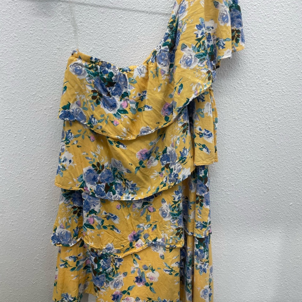 Filly Flair Floral One-Shoulder Dress - Picture 2 of 6
